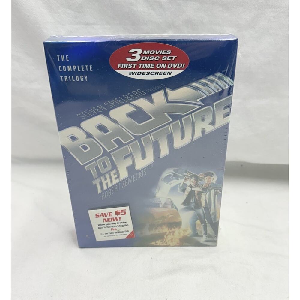Back to the Future: The Complete Trilogy DVD, 2002 3-Disc Set Widescreen